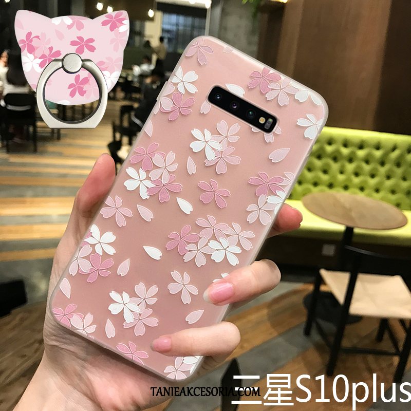 Etui Samsung Galaxy S10+ Świeży Silikonowe Miękki, Pokrowce Samsung Galaxy S10+ Przezroczysty Nubuku All Inclusive