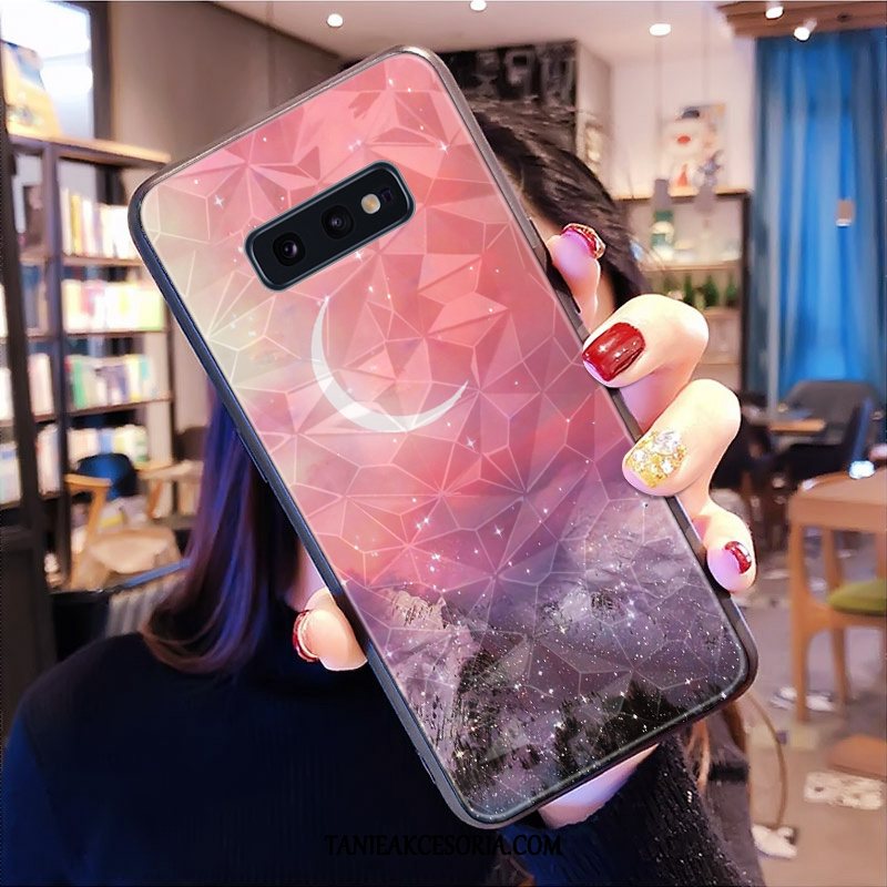 Etui Samsung Galaxy S10e All Inclusive Gwiazda Telefon Komórkowy, Obudowa Samsung Galaxy S10e Wzór Kształt Diamentu Purpurowy