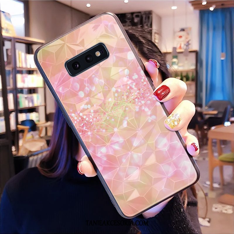 Etui Samsung Galaxy S10e All Inclusive Gwiazda Telefon Komórkowy, Obudowa Samsung Galaxy S10e Wzór Kształt Diamentu Purpurowy