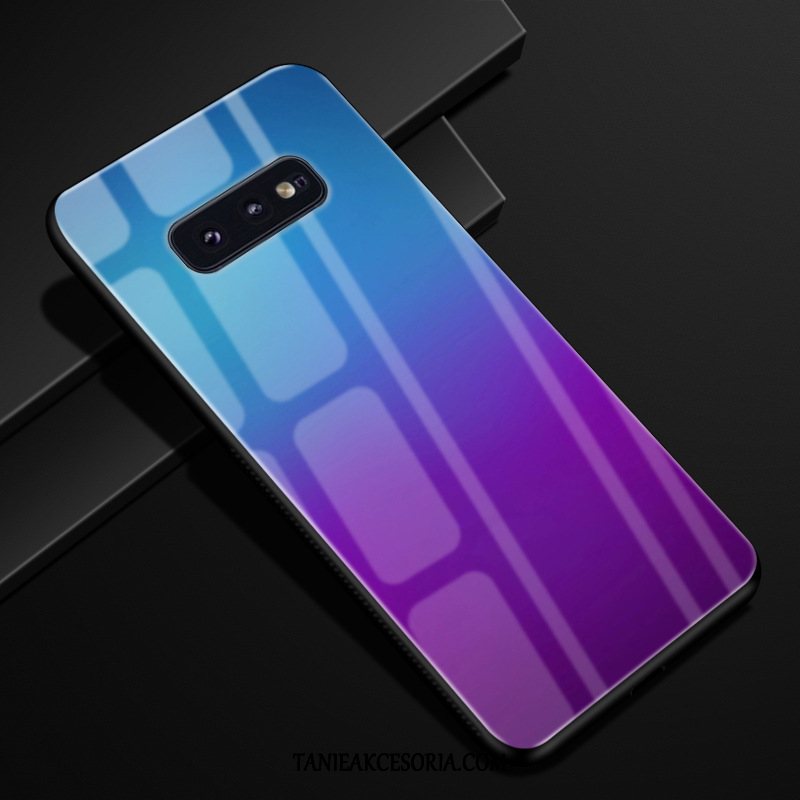 Etui Samsung Galaxy S10e Gwiazda Szkło Ochraniacz, Obudowa Samsung Galaxy S10e Dostosowane Telefon Komórkowy Purpurowy