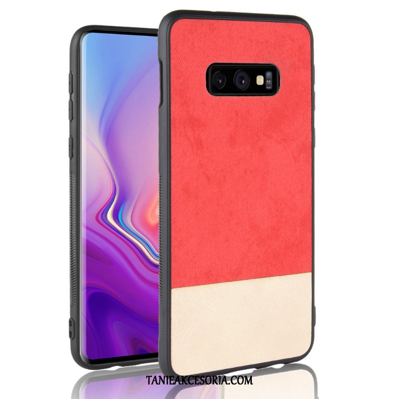 Etui Samsung Galaxy S10e Gwiazda Telefon Komórkowy Niebieski, Futerał Samsung Galaxy S10e Mieszane Kolory Nubuku Denim