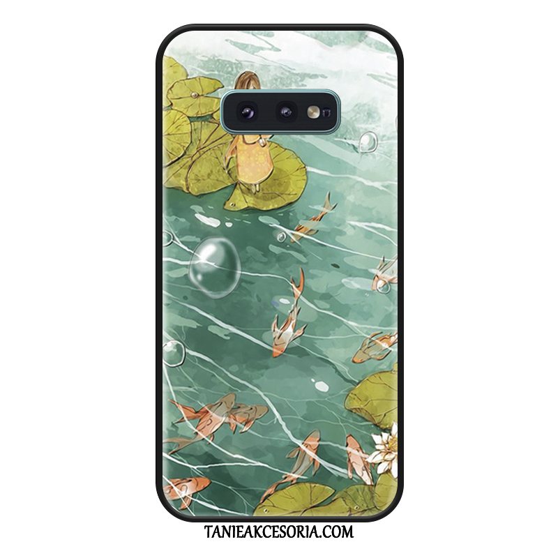 Etui Samsung Galaxy S10e Silikonowe Miękki Telefon Komórkowy, Pokrowce Samsung Galaxy S10e Relief Gwiazda All Inclusive