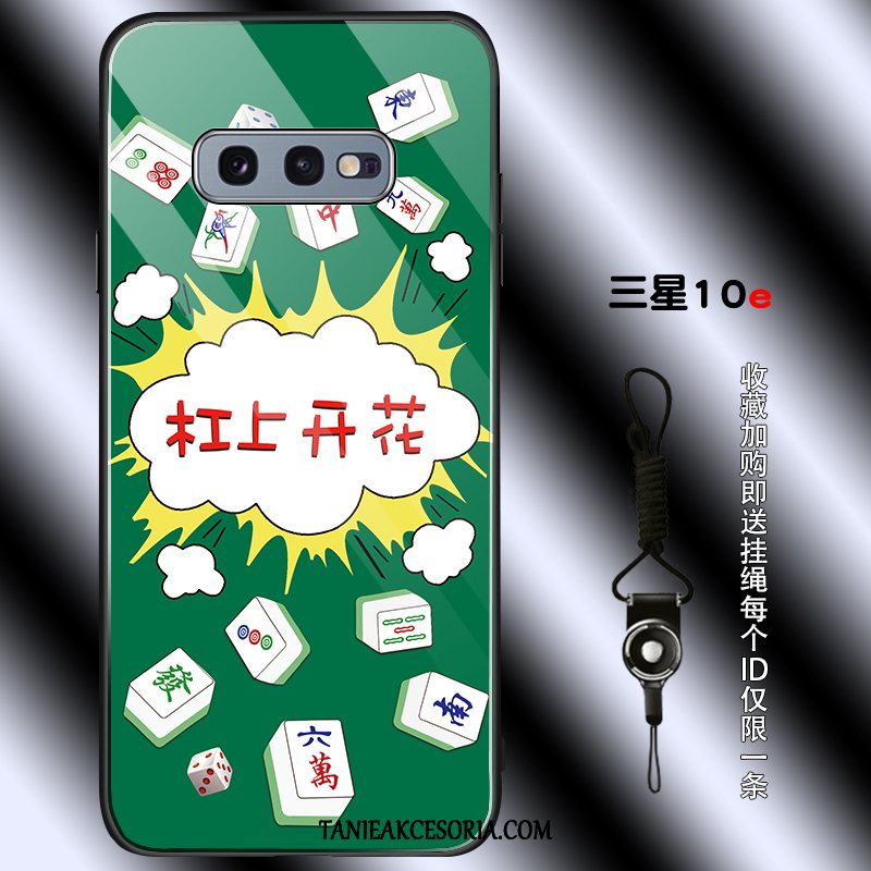 Etui Samsung Galaxy S10e Telefon Komórkowy Silikonowe Ochraniacz, Obudowa Samsung Galaxy S10e All Inclusive Czerwony Szkło