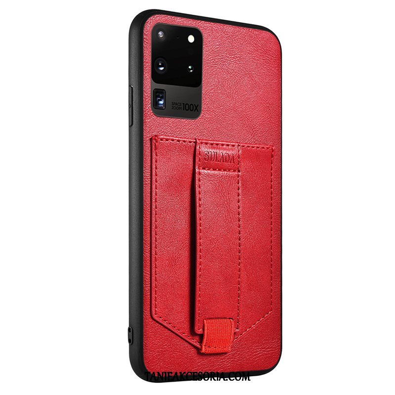 Etui Samsung Galaxy S20 Ultra All Inclusive Ring Czarny, Futerał Samsung Galaxy S20 Ultra Zakochani Osobowość Luksusowy