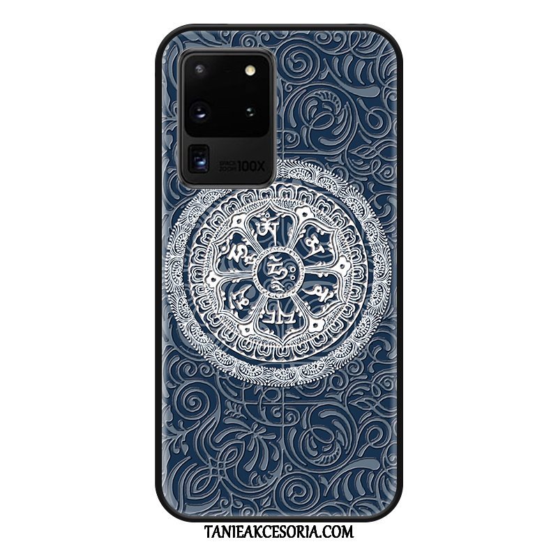 Etui Samsung Galaxy S20 Ultra Osobowość Anti-fall Vintage, Pokrowce Samsung Galaxy S20 Ultra Czarny Proste Gwiazda