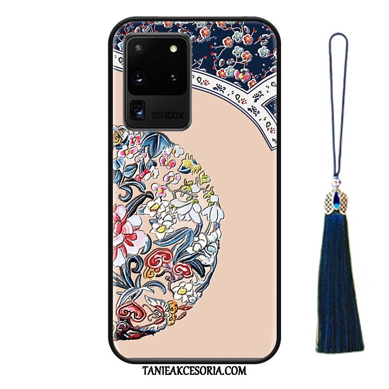 Etui Samsung Galaxy S20 Ultra Telefon Komórkowy Relief Wiatr, Obudowa Samsung Galaxy S20 Ultra Moda Chiński Styl Silikonowe