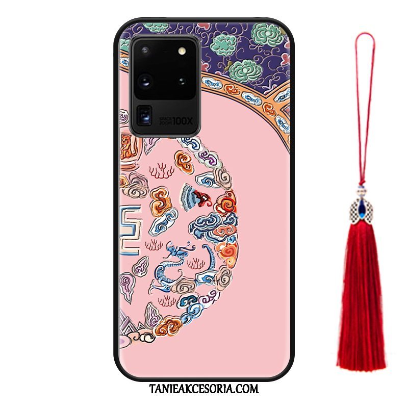 Etui Samsung Galaxy S20 Ultra Telefon Komórkowy Relief Wiatr, Obudowa Samsung Galaxy S20 Ultra Moda Chiński Styl Silikonowe