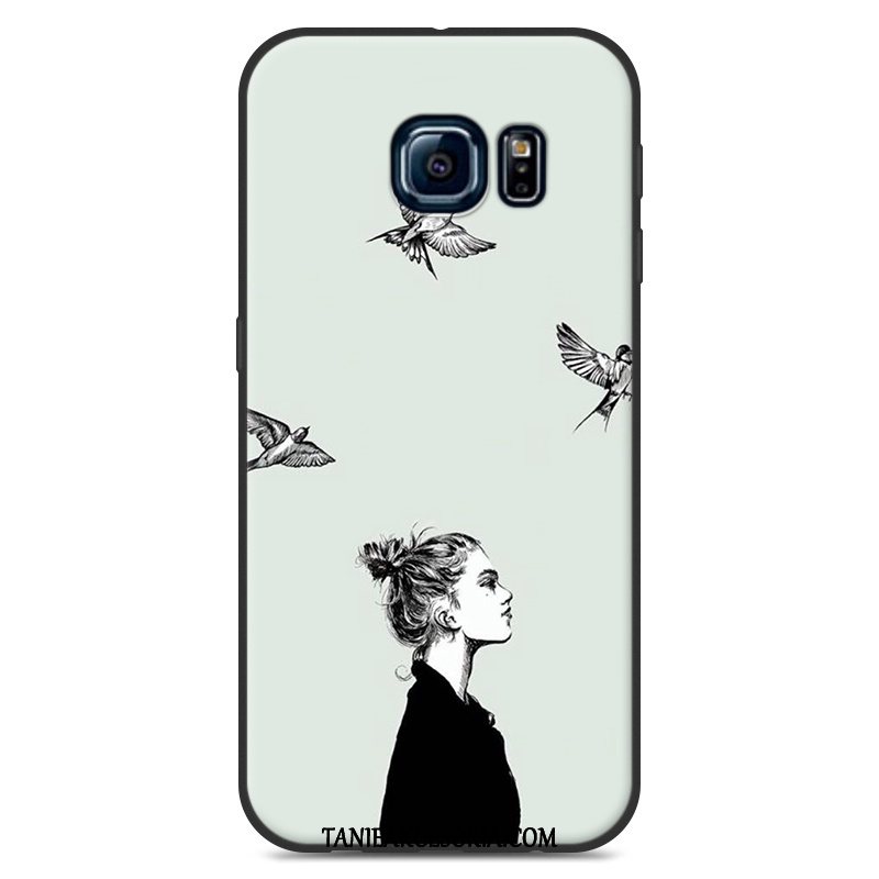 Etui Samsung Galaxy S6 Edge Gwiazda Tendencja Telefon Komórkowy, Obudowa Samsung Galaxy S6 Edge Osobowość Zakochani Szary