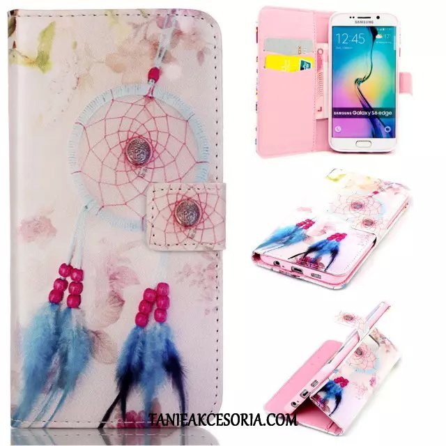 Etui Samsung Galaxy S6 Edge Klapa Gwiazda Ochraniacz, Obudowa Samsung Galaxy S6 Edge Silikonowe Telefon Komórkowy Purpurowy