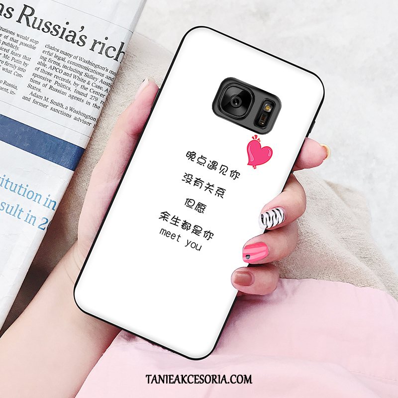 Etui Samsung Galaxy S6 Edge Miękki Silikonowe Czarny, Obudowa Samsung Galaxy S6 Edge Osobowość Kreatywne Telefon Komórkowy