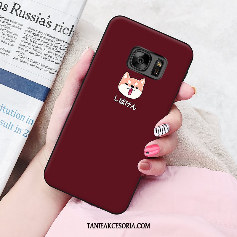 Etui Samsung Galaxy S6 Edge Miękki Silikonowe Czarny, Obudowa Samsung Galaxy S6 Edge Osobowość Kreatywne Telefon Komórkowy