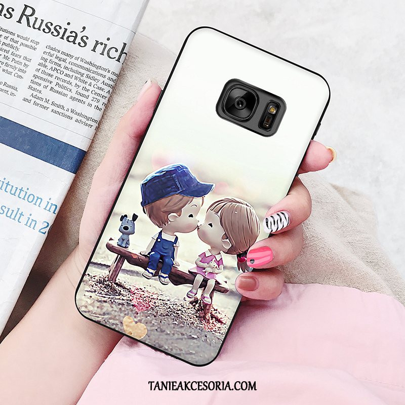 Etui Samsung Galaxy S6 Edge Miękki Silikonowe Czarny, Obudowa Samsung Galaxy S6 Edge Osobowość Kreatywne Telefon Komórkowy