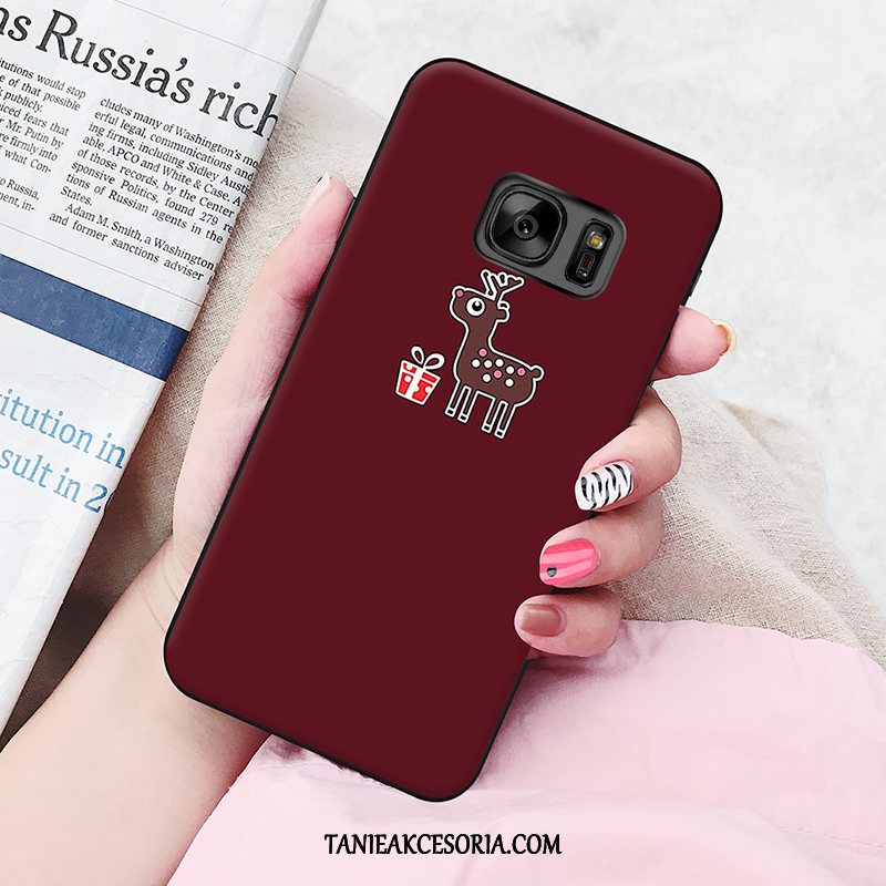 Etui Samsung Galaxy S6 Edge Miękki Silikonowe Czarny, Obudowa Samsung Galaxy S6 Edge Osobowość Kreatywne Telefon Komórkowy