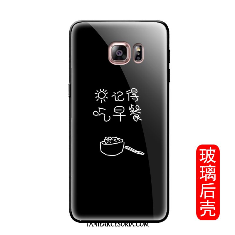 Etui Samsung Galaxy S6 Edge Ochraniacz Czarny Zakochani, Obudowa Samsung Galaxy S6 Edge Zabawne Telefon Komórkowy Kreatywne