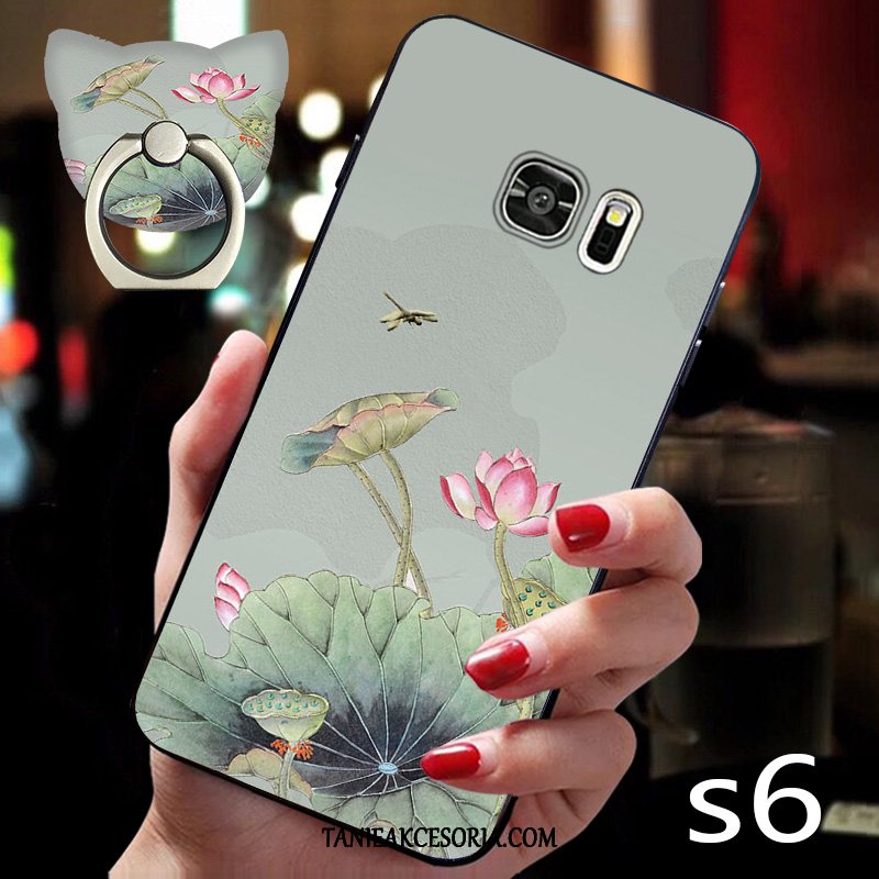 Etui Samsung Galaxy S6 Silikonowe Telefon Komórkowy Kreatywne, Obudowa Samsung Galaxy S6 Osobowość Anti-fall Miękki