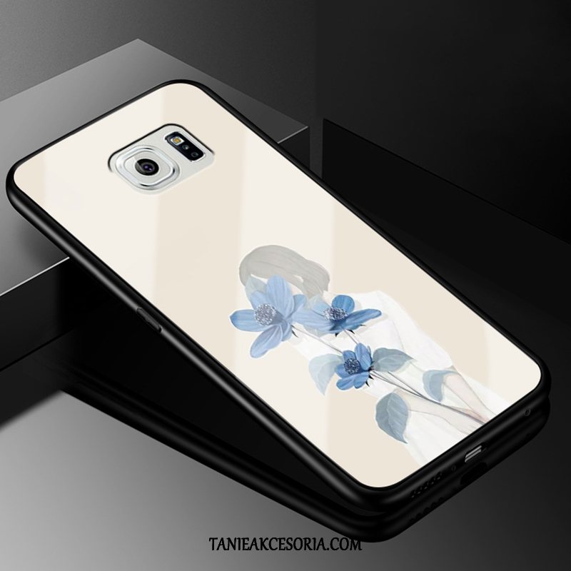 Etui Samsung Galaxy S6 Szkło All Inclusive Miękki, Futerał Samsung Galaxy S6 Silikonowe Anti-fall Zielony