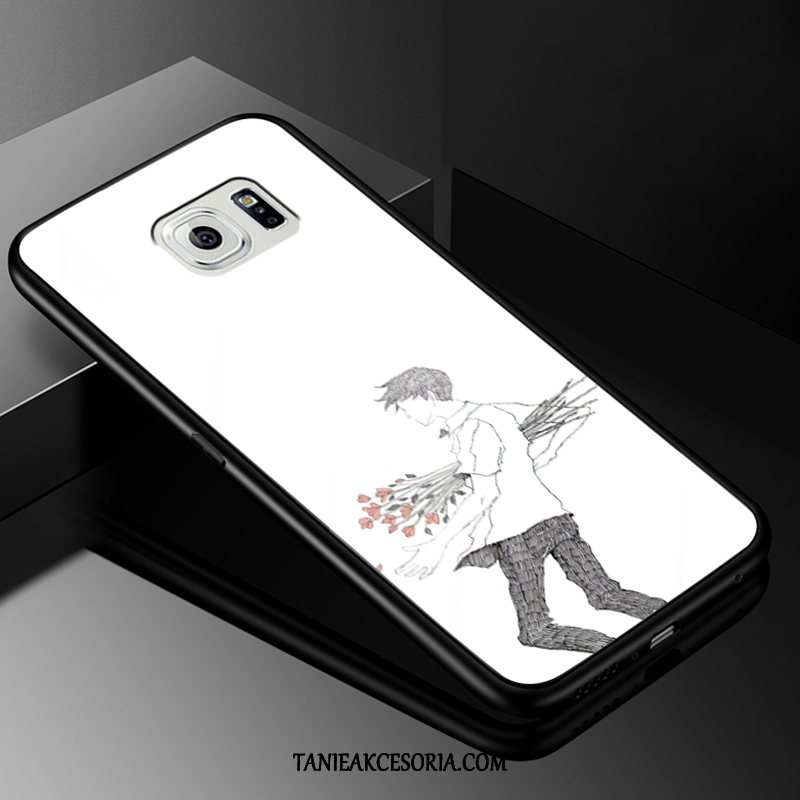 Etui Samsung Galaxy S6 Szkło All Inclusive Miękki, Futerał Samsung Galaxy S6 Silikonowe Anti-fall Zielony