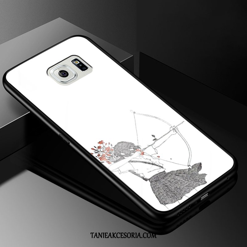 Etui Samsung Galaxy S6 Szkło All Inclusive Miękki, Futerał Samsung Galaxy S6 Silikonowe Anti-fall Zielony