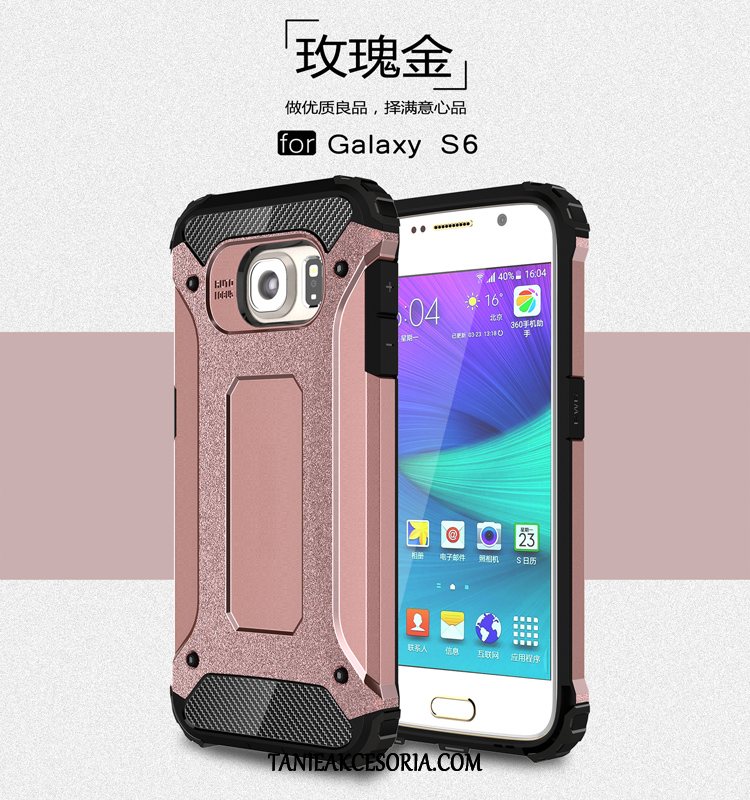 Etui Samsung Galaxy S6 Telefon Komórkowy Gwiazda Złoto, Pokrowce Samsung Galaxy S6 Anti-fall