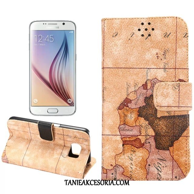 Etui Samsung Galaxy S6 Torby Nowy Ochraniacz, Pokrowce Samsung Galaxy S6 Gwiazda Wzór Żółty