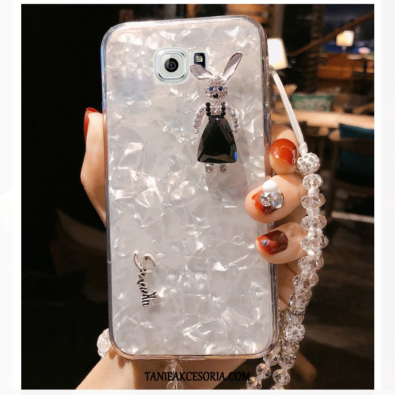 Etui Samsung Galaxy S7 Edge Miękki Gwiazda Rhinestone, Obudowa Samsung Galaxy S7 Edge Telefon Komórkowy Różowe Anti-fall