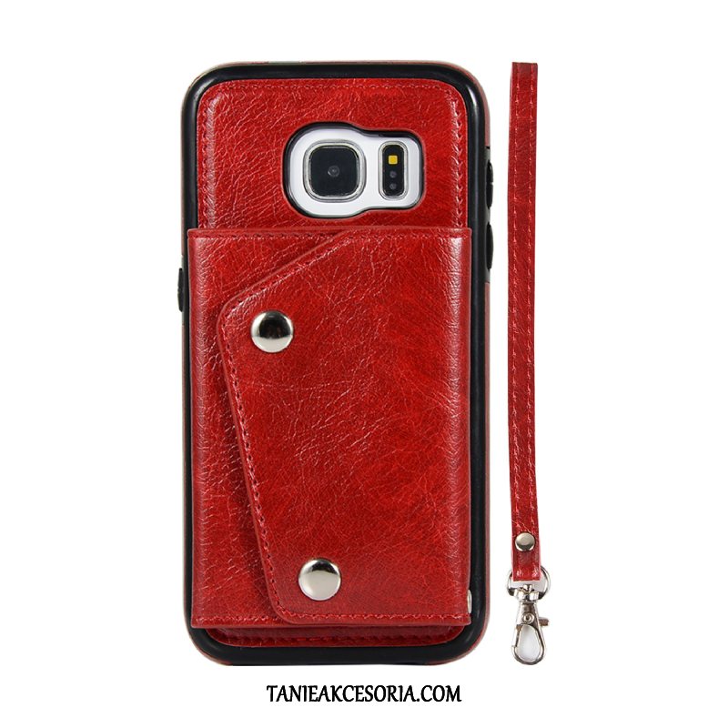 Etui Samsung Galaxy S7 Edge Wiszące Ozdoby Złoto All Inclusive, Futerał Samsung Galaxy S7 Edge Gwiazda Klamra Moda