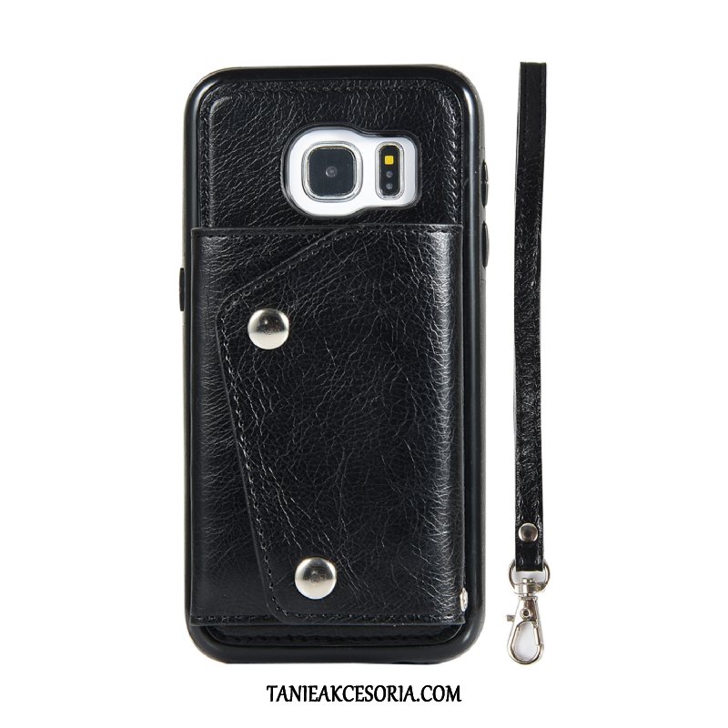 Etui Samsung Galaxy S7 Edge Wiszące Ozdoby Złoto All Inclusive, Futerał Samsung Galaxy S7 Edge Gwiazda Klamra Moda