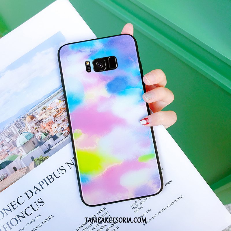 Etui Samsung Galaxy S8 Czerwony Netto Silikonowe Purpurowy, Pokrowce Samsung Galaxy S8 All Inclusive Osobowość Czerwony