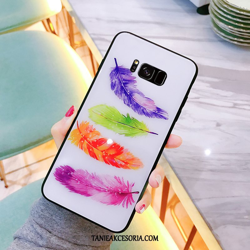 Etui Samsung Galaxy S8 Czerwony Netto Silikonowe Purpurowy, Pokrowce Samsung Galaxy S8 All Inclusive Osobowość Czerwony