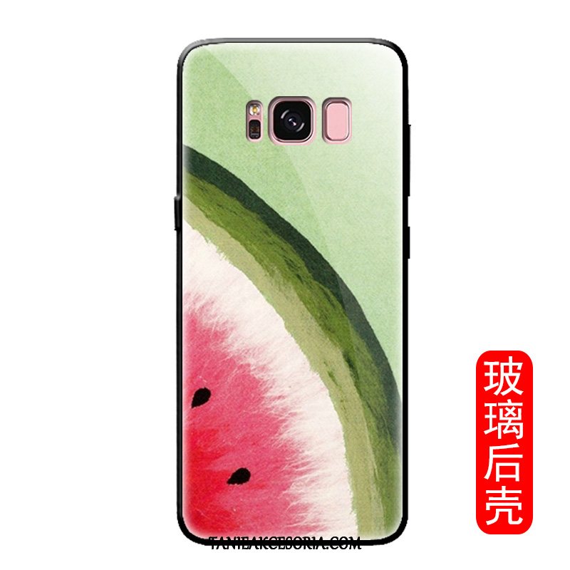 Etui Samsung Galaxy S8 Gwiazda Arbuz Zielony, Futerał Samsung Galaxy S8 Proste Szkło Hartowane Tendencja