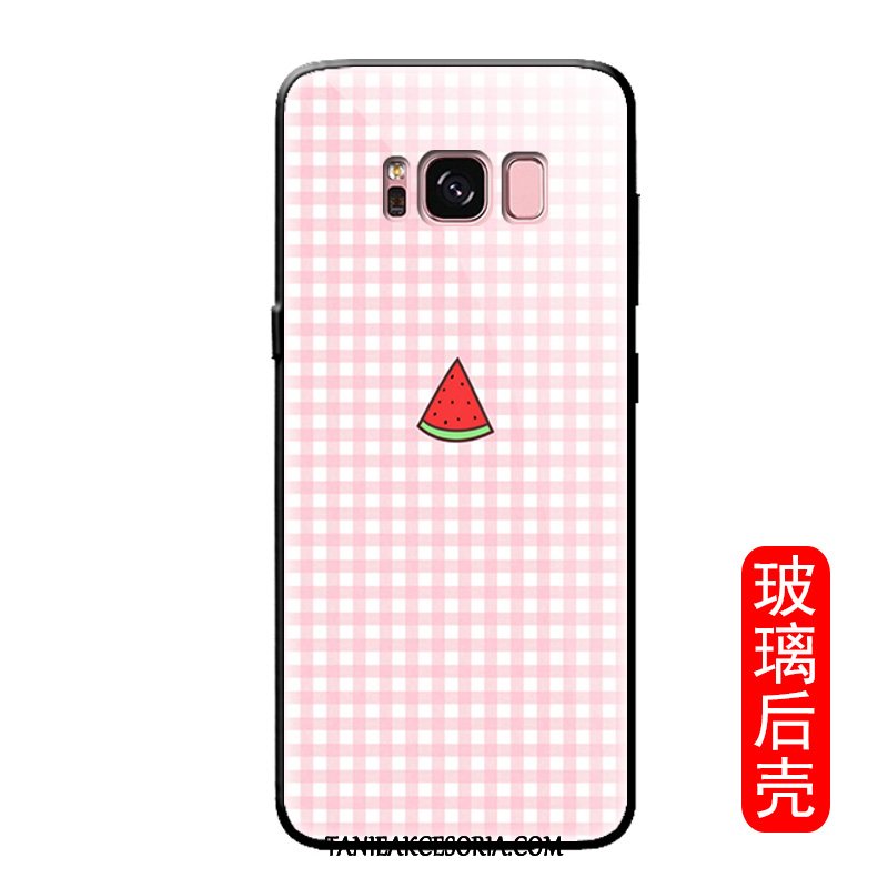 Etui Samsung Galaxy S8 Gwiazda Arbuz Zielony, Futerał Samsung Galaxy S8 Proste Szkło Hartowane Tendencja