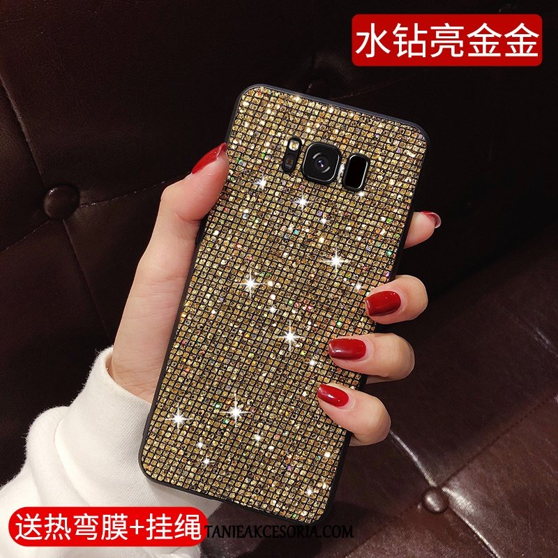 Etui Samsung Galaxy S8 Gwiazda Eleganckie Proszek, Pokrowce Samsung Galaxy S8 Moda Srebro Wiszące Ozdoby