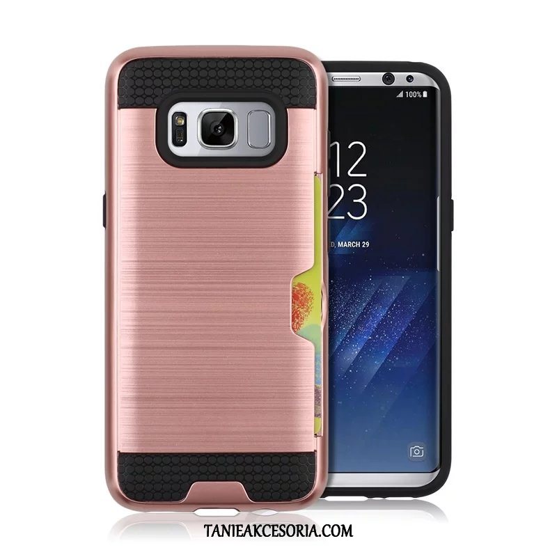 Etui Samsung Galaxy S8+ Szary Osobowość Karta, Obudowa Samsung Galaxy S8+ Gwiazda Anti-fall Srebro