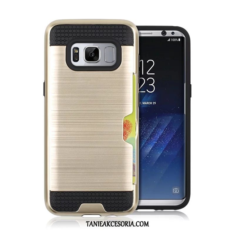 Etui Samsung Galaxy S8+ Szary Osobowość Karta, Obudowa Samsung Galaxy S8+ Gwiazda Anti-fall Srebro