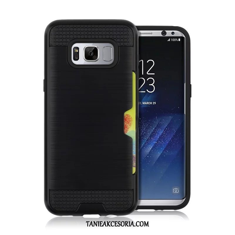 Etui Samsung Galaxy S8+ Szary Osobowość Karta, Obudowa Samsung Galaxy S8+ Gwiazda Anti-fall Srebro