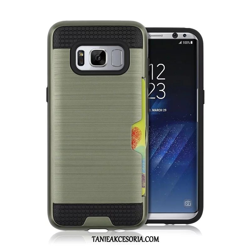 Etui Samsung Galaxy S8+ Szary Osobowość Karta, Obudowa Samsung Galaxy S8+ Gwiazda Anti-fall Srebro