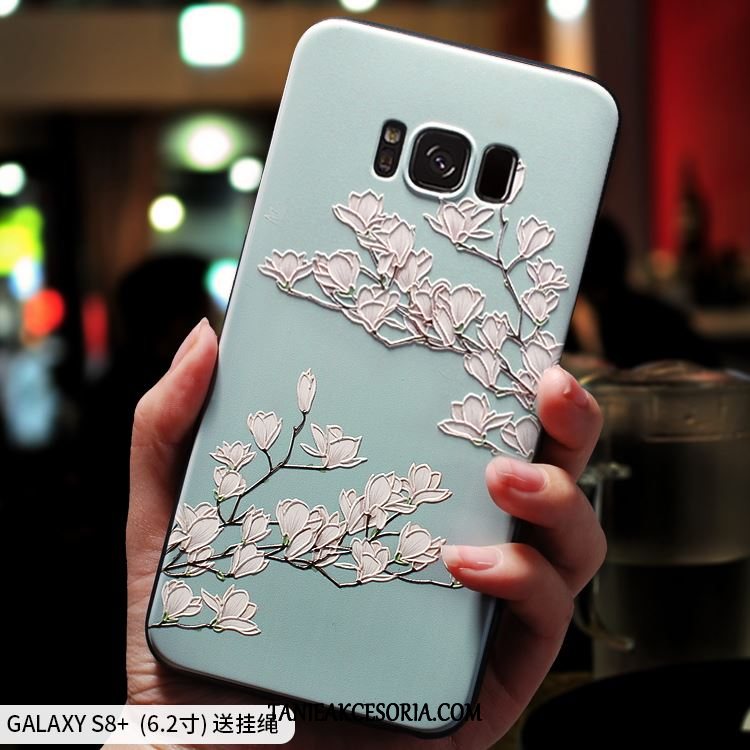 Etui Samsung Galaxy S8+ Telefon Komórkowy Gwiazda Cienkie, Futerał Samsung Galaxy S8+ Niebieski All Inclusive Miękki