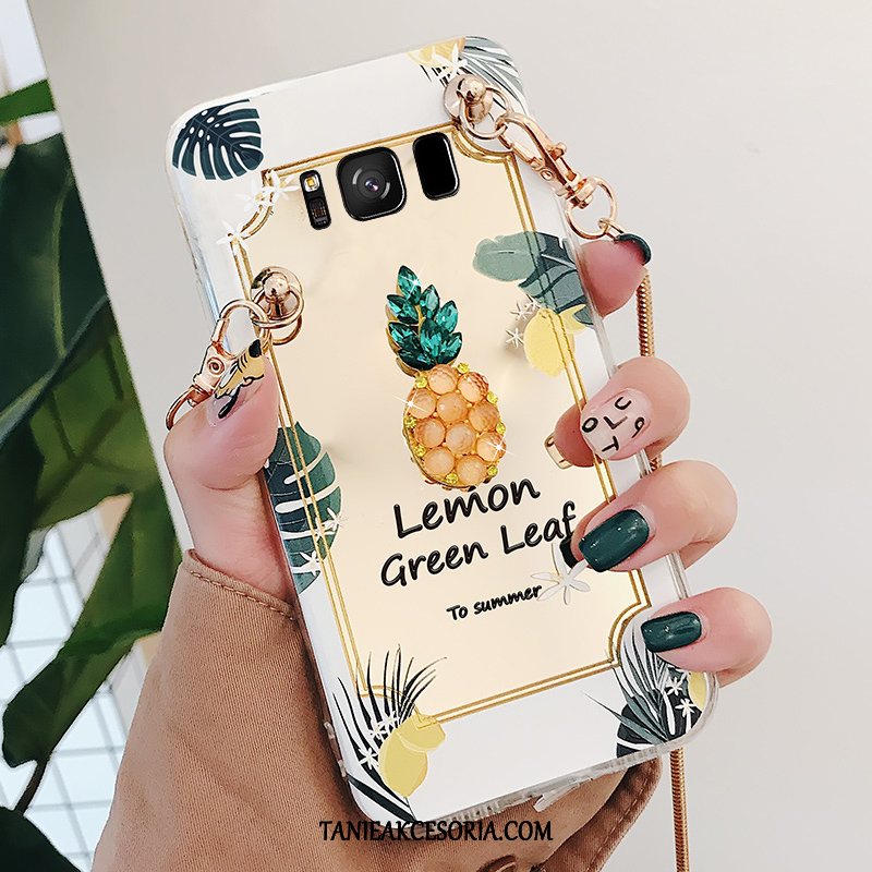 Etui Samsung Galaxy S8+ Łańcuch Srebro Moda, Futerał Samsung Galaxy S8+ Kolor Gwiazda Miękki