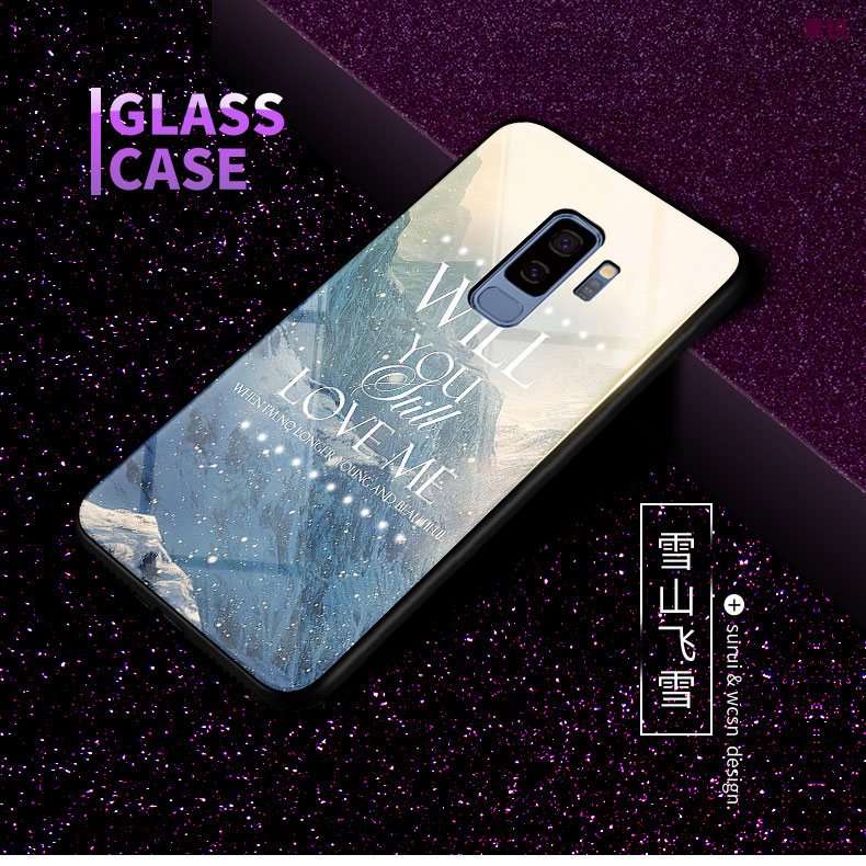 Etui Samsung Galaxy S9+ Anti-fall All Inclusive Telefon Komórkowy, Obudowa Samsung Galaxy S9+ Szkło Gwiazda Kreatywne