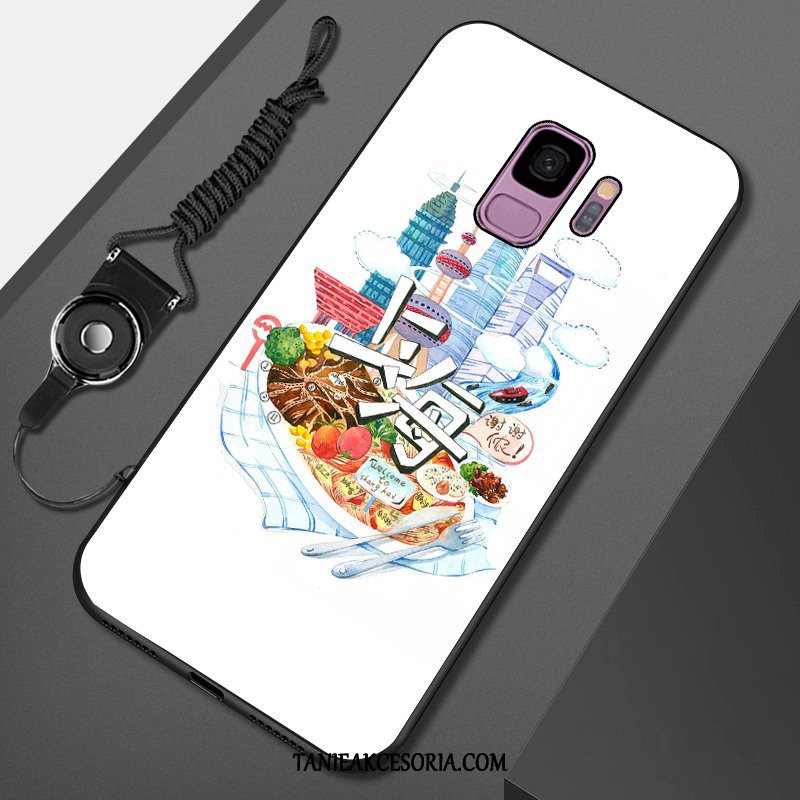 Etui Samsung Galaxy S9 Gwiazda Sceneria Moda, Pokrowce Samsung Galaxy S9 Biały Telefon Komórkowy Specjalne