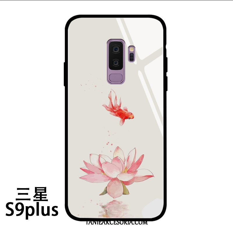 Etui Samsung Galaxy S9+ Gwiazda Silikonowe Kreatywne, Obudowa Samsung Galaxy S9+ Miękki Czerwony Netto Niebieski