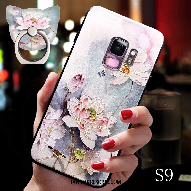 Etui Samsung Galaxy S9 Miękki Klamra Wspornik, Obudowa Samsung Galaxy S9 Kreatywne Tendencja Anti-fall