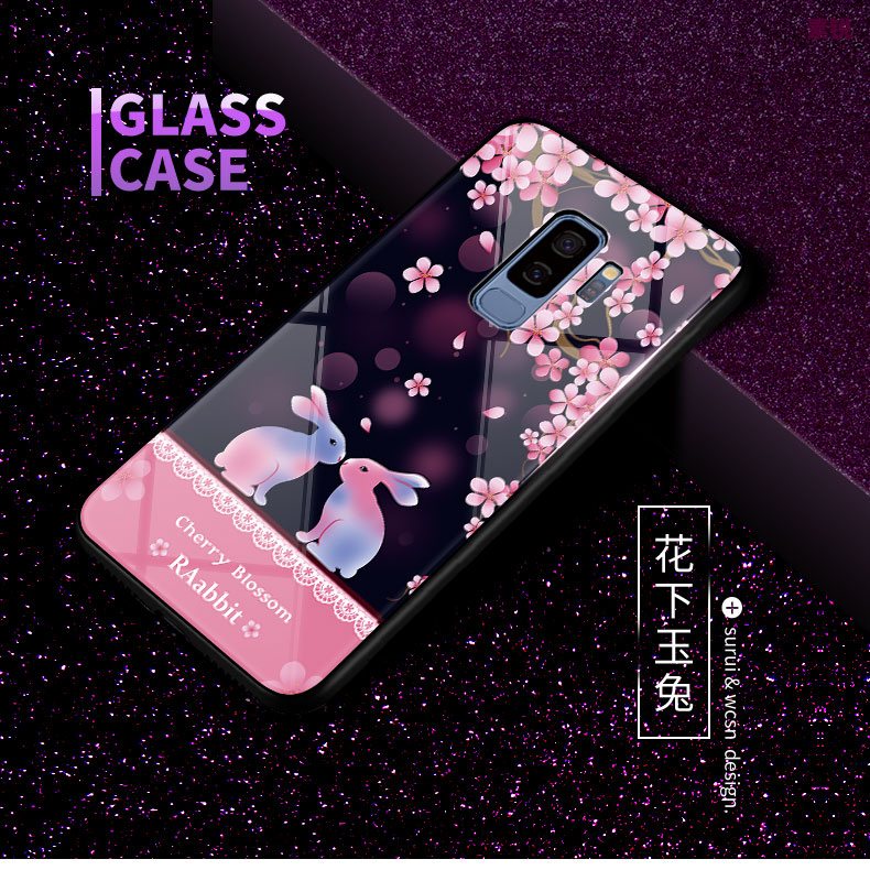 Etui Samsung Galaxy S9+ Sakura Biznes Anti-fall, Pokrowce Samsung Galaxy S9+ Szkło Hartowane Nubuku Gwiazda