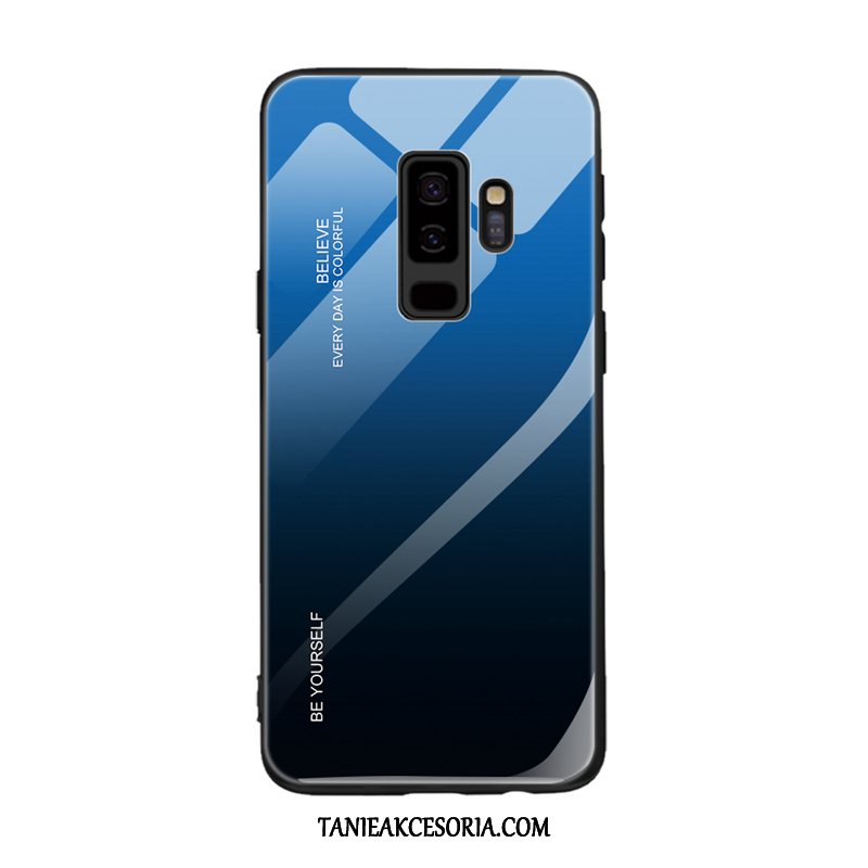 Etui Samsung Galaxy S9+ Szkło Gradient Zielony, Pokrowce Samsung Galaxy S9+ Gwiazda Trudno Tendencja