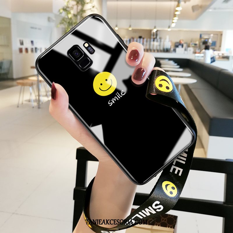 Etui Samsung Galaxy S9 Wiszące Ozdoby Biały Trudno, Pokrowce Samsung Galaxy S9 All Inclusive Modna Marka Lustro