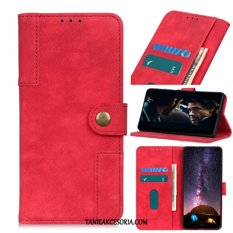 Etui Sony Xperia 1 Ii Skórzany Vintage Portfel, Futerał Sony Xperia 1 Ii Telefon Komórkowy Braun