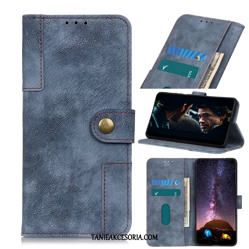 Etui Sony Xperia 1 Ii Skórzany Vintage Portfel, Futerał Sony Xperia 1 Ii Telefon Komórkowy Braun