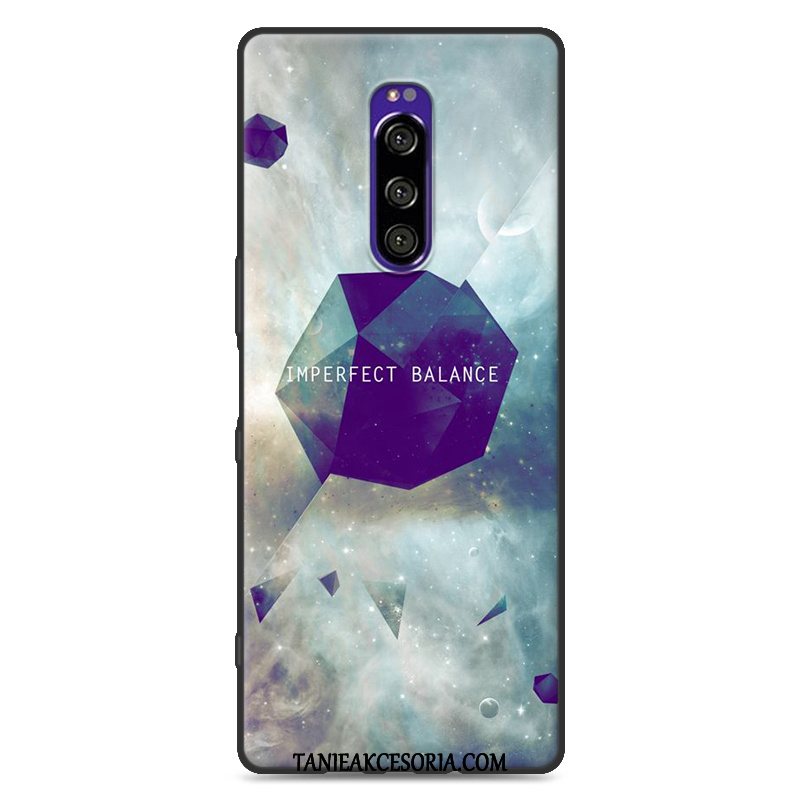 Etui Sony Xperia 1 Niebieski Ochraniacz Silikonowe, Obudowa Sony Xperia 1 Miękki Kolor All Inclusive