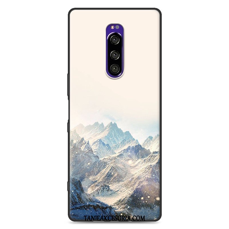 Etui Sony Xperia 1 Niebieski Ochraniacz Silikonowe, Obudowa Sony Xperia 1 Miękki Kolor All Inclusive