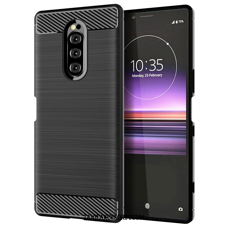 Etui Sony Xperia 1 Nowy Zielony Anti-fall, Pokrowce Sony Xperia 1 Silikonowe Ochraniacz Miękki